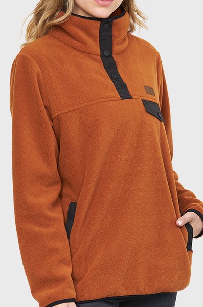 Polerón Polar Journey Dark Orange (Hombre) – Falcone Wear