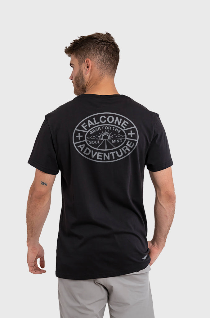 Polera Orgánica Gear For the Soul Mind  Black  (Hombre)