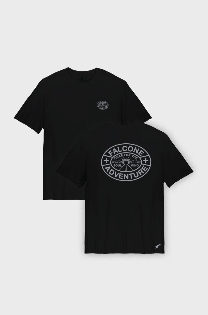 Polera Orgánica Gear For the Soul Mind  Black  (Hombre)