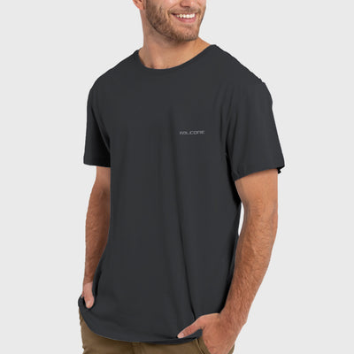 Polera Orgánica Classic Logo V2 Dark Gray (Hombre)