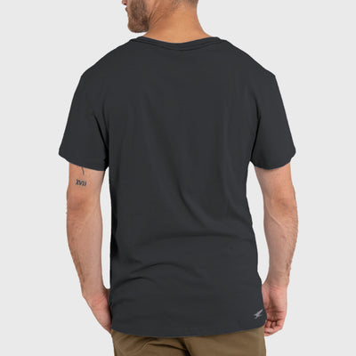 Polera Orgánica Classic Logo V2 Dark Gray (Hombre)