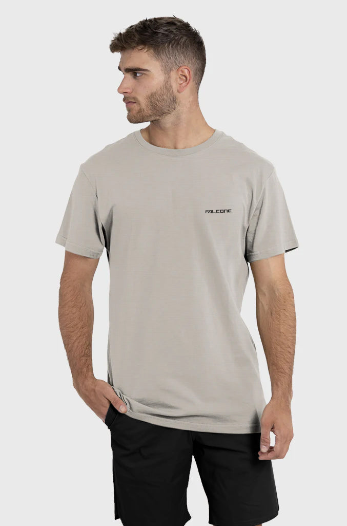 Polera Orgánica Classic Logo V2 Taupe (Hombre)