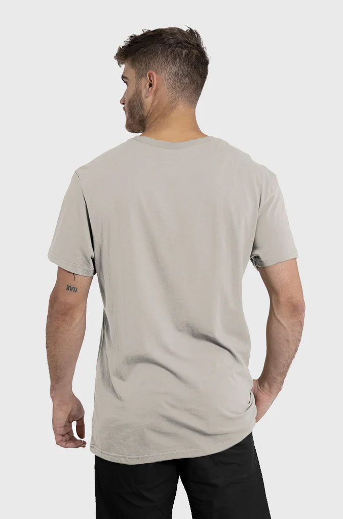 Polera Orgánica Classic Logo V2 Taupe (Hombre)