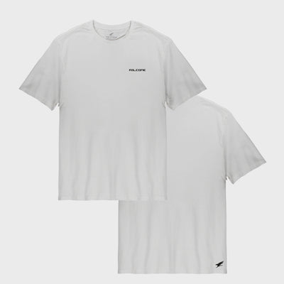 Polera Orgánica Classic Logo V2 White (Hombre)