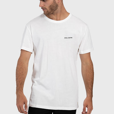 Polera Orgánica Classic Logo V2 White (Hombre)