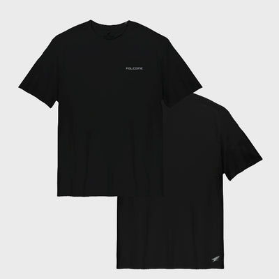 Polera Orgánica Classic Logo V2 Black (Hombre)