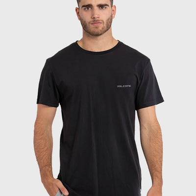 Polera Orgánica Classic Logo V2 Black (Hombre)