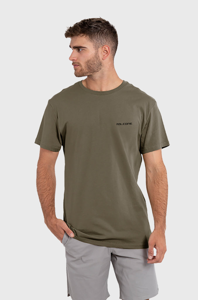 Polera Orgánica Classic Logo V2 Green (Hombre)