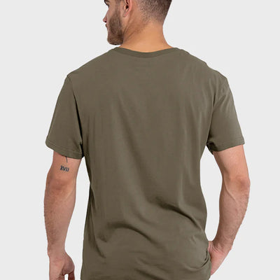 Polera Orgánica Classic Logo V2 Green (Hombre)