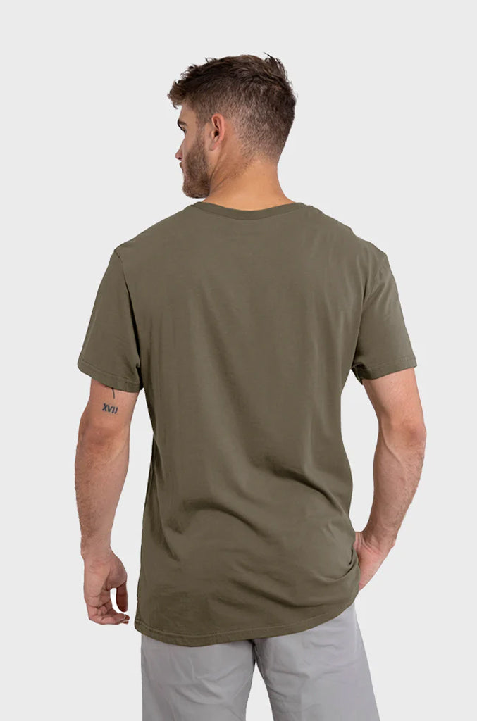 Polera Orgánica Classic Logo V2 Green (Hombre)