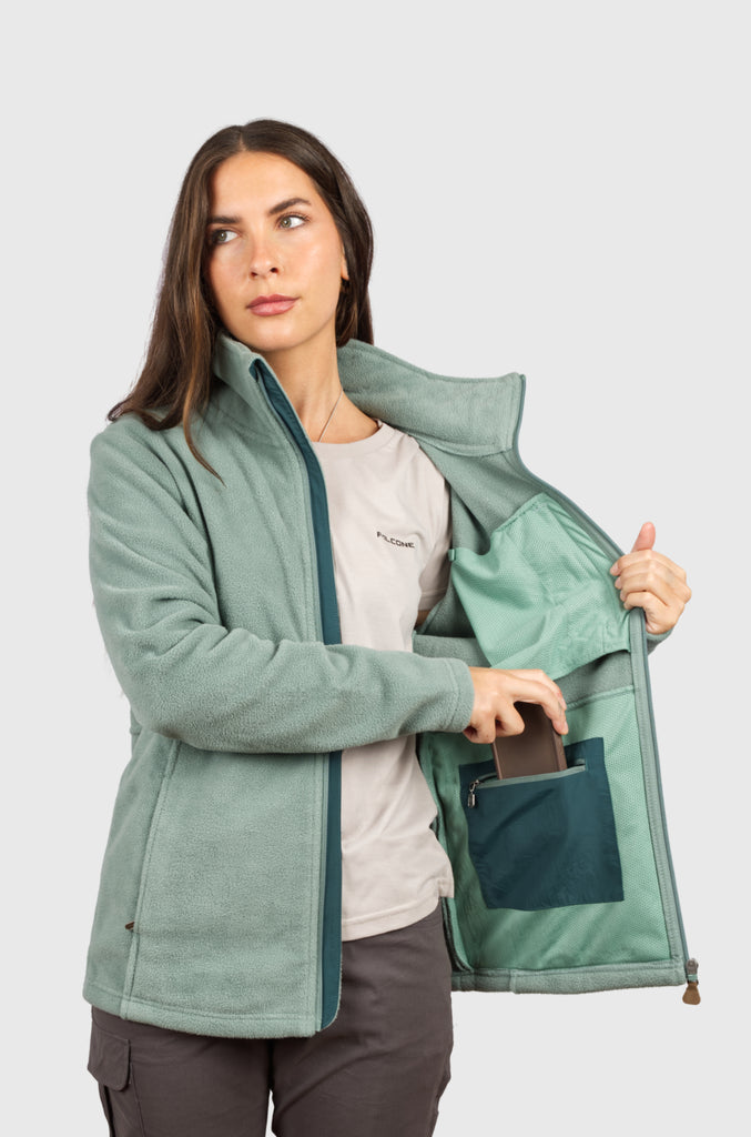 Polerón Polar Senda Turquoise (Mujer)