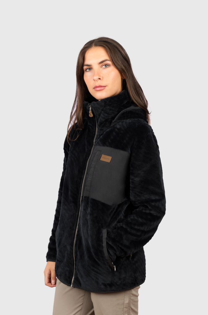 Chaqueta Shaggy Waves Black (Mujer)