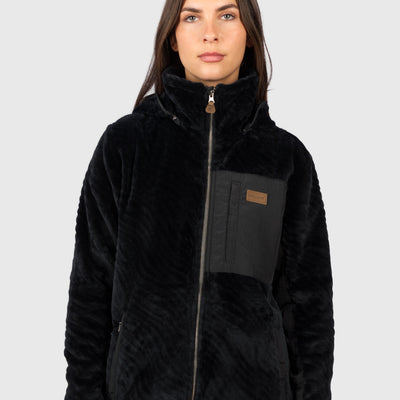 Chaqueta Shaggy Waves Black (Mujer)