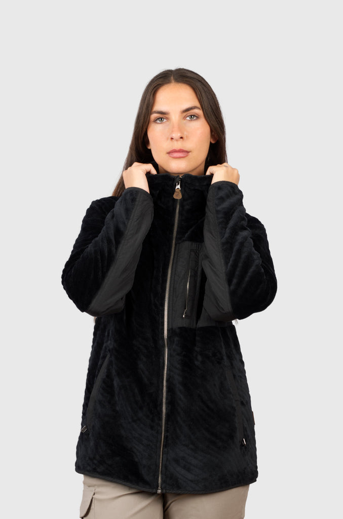 Chaqueta Shaggy Waves Black (Mujer)