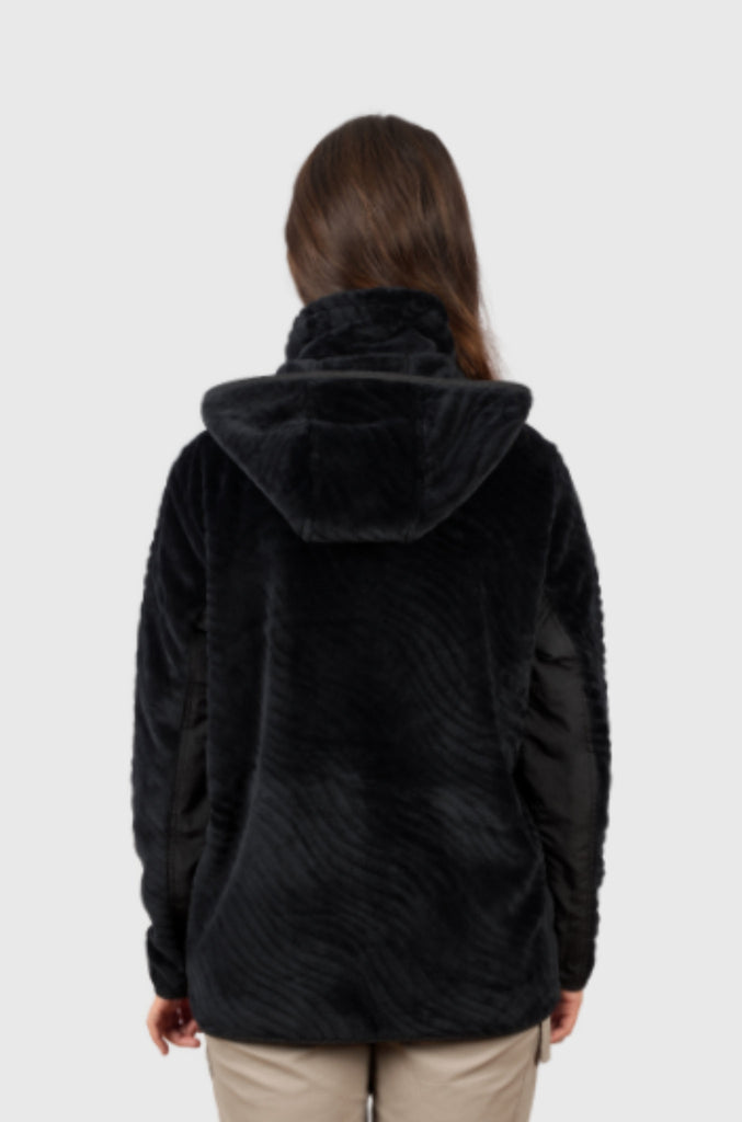 Chaqueta Shaggy Waves Black (Mujer)