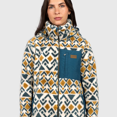 Chaqueta Shaggy Waves Print (Mujer)