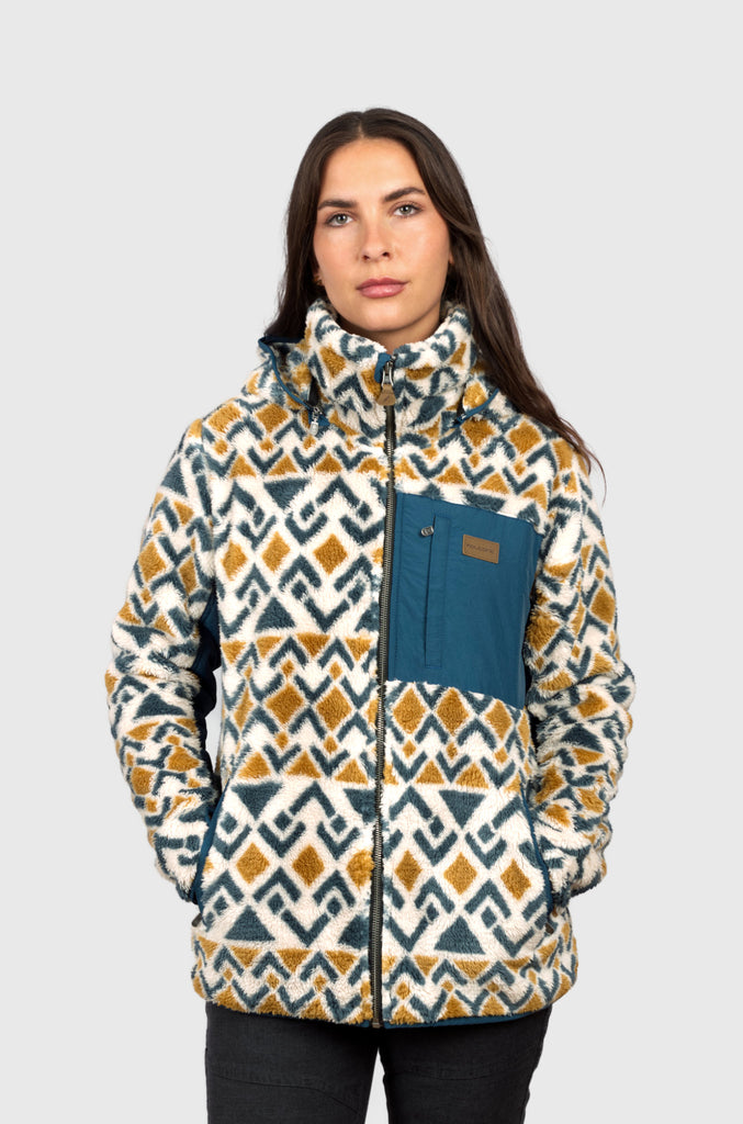 Chaqueta Shaggy Waves Print (Mujer)