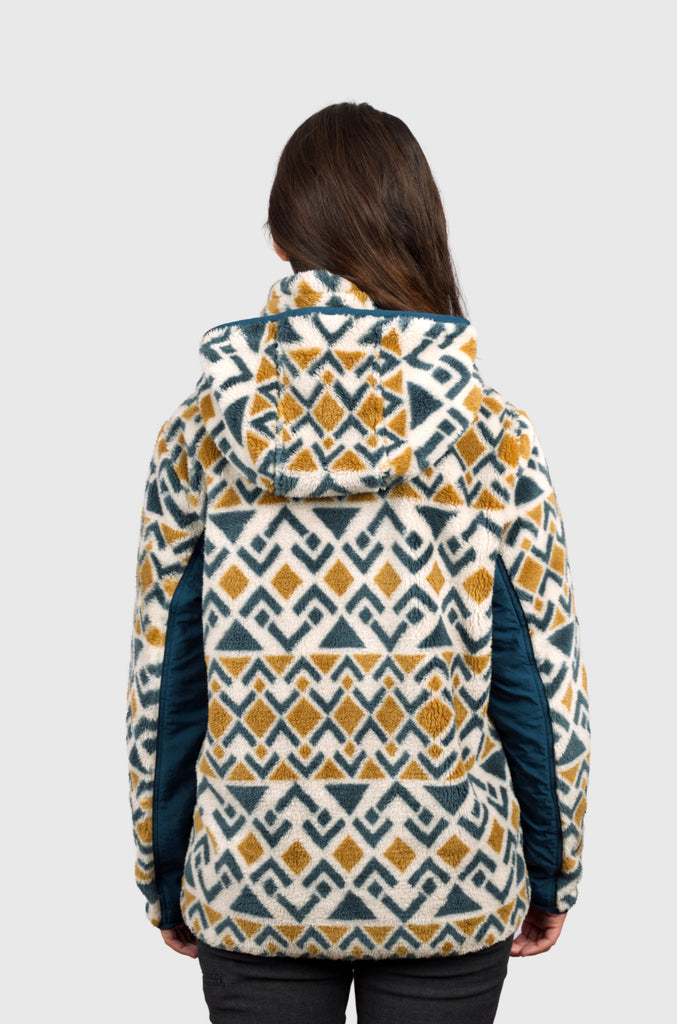 Chaqueta Shaggy Waves Print (Mujer)