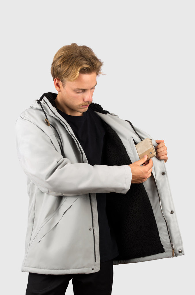 Chaqueta Impermeable Chiporro Unexplored Pearl Gray (Hombre)
