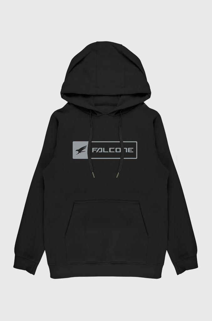 Polerón Rectangular Logo V2 Black (Hombre)