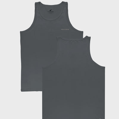 Polera Orgánica Sin Mangas Classic V2 Dark Gray (Hombre)