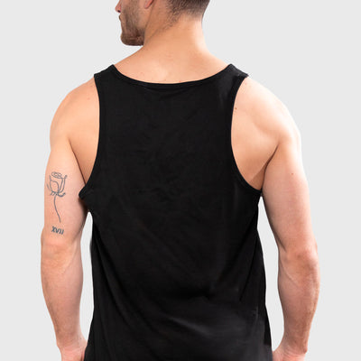 Polera Orgánica Sin Mangas Classic V2 Black (Hombre)